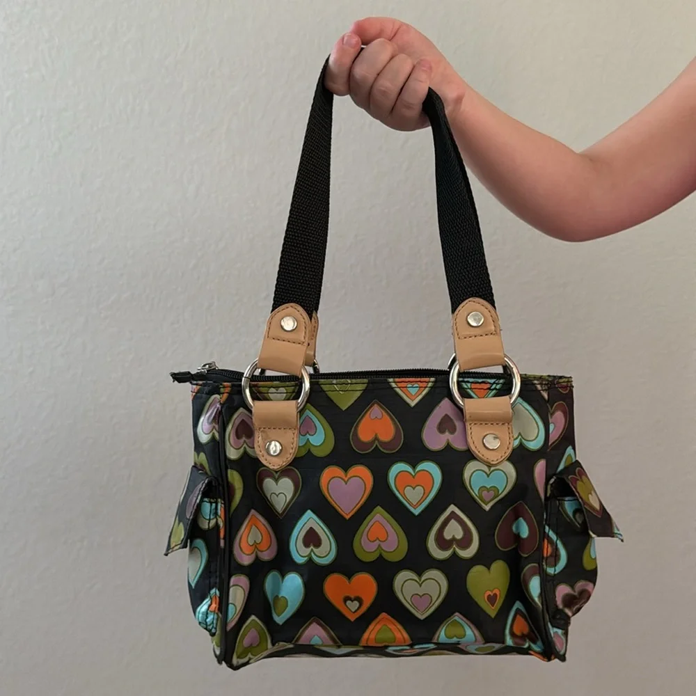Y2K Heart Print Mini Bag Unbranded - Picture 6 of 10